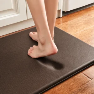 black PVC anti fatigue standing mat