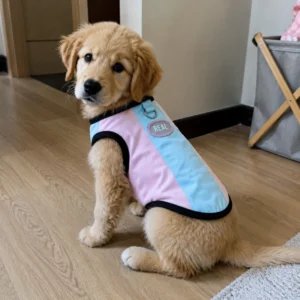 Uwin Dog wearing a lightweight cooling vest