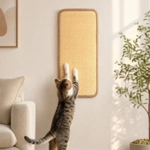 wall mounted sisal cat scratch mat for cats